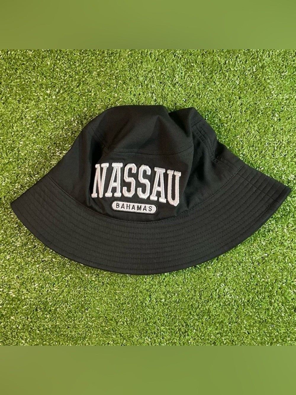 Black Nassau Bahamas Bucket Hat